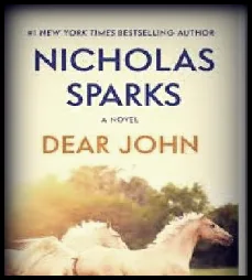 غلاف كتاب  Dear John  - نيكولاس سباركس